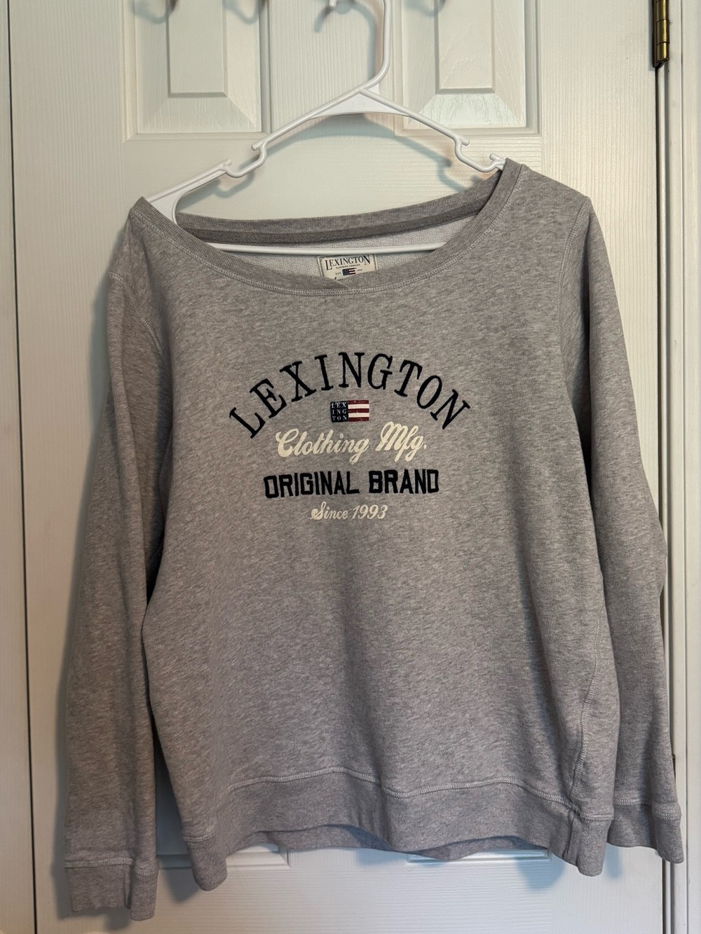 Lexington Gray Logo Pullover Sweatshirt